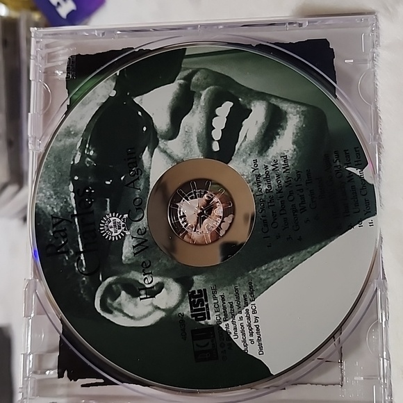 RAY CHARLES MUSIC 🎶 CD 💿. HERE WE GO AGAIN. - Picture 3 of 5